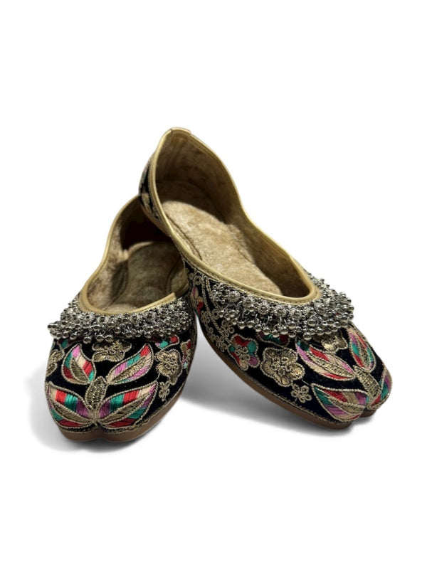 Quzey Multi-Black Khussa