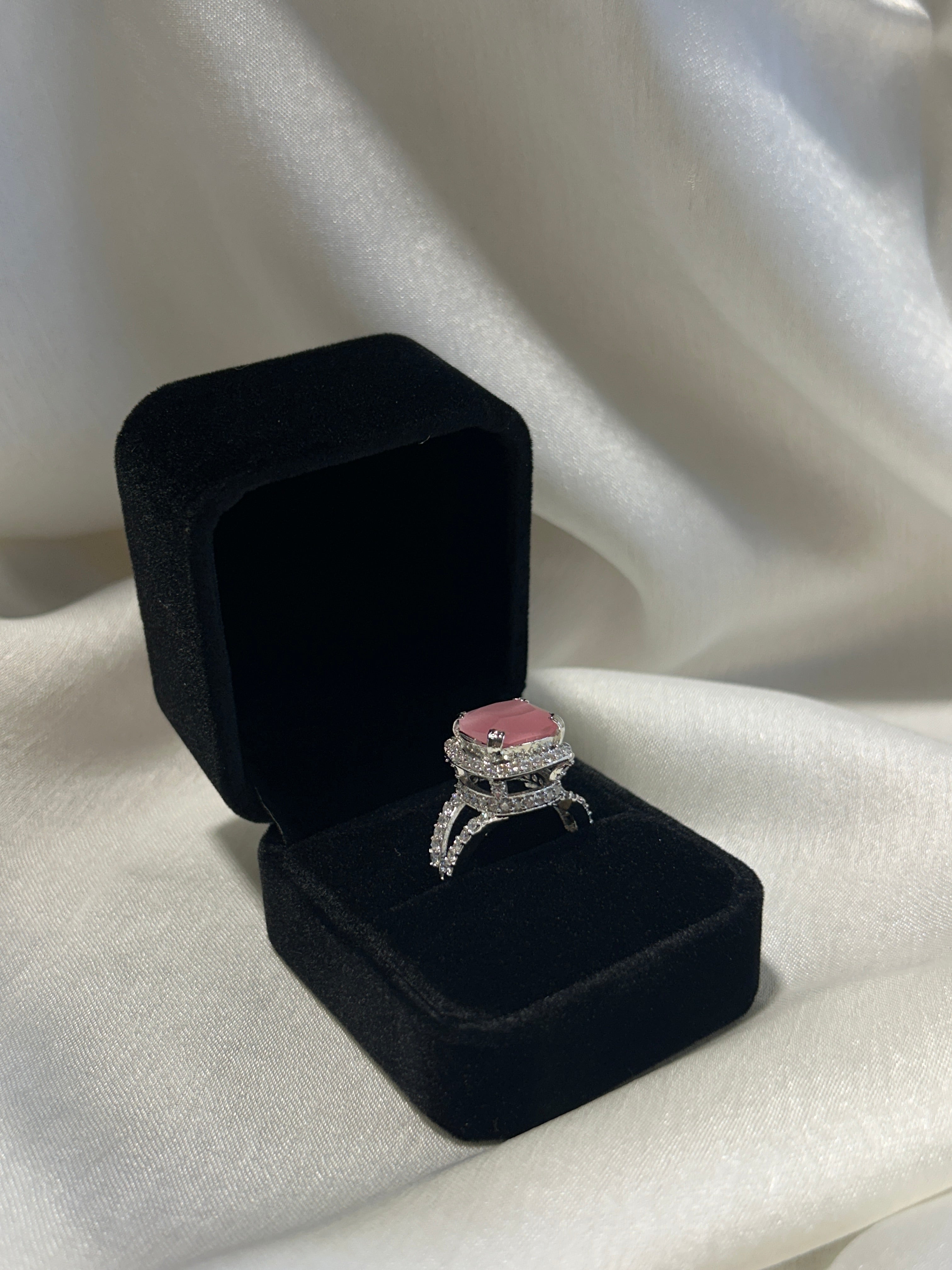 Quzey Pink AD Ring