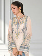 So Kamal Embroidered Cotton - White