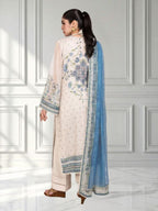 So Kamal Embroidered Cotton - White