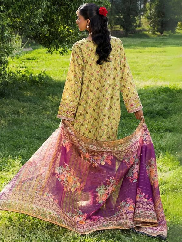 HEERAS Cotton - Lemon Crown Frock