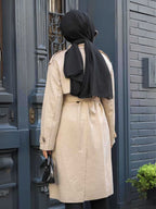 Quzey Trench Coat - Beige