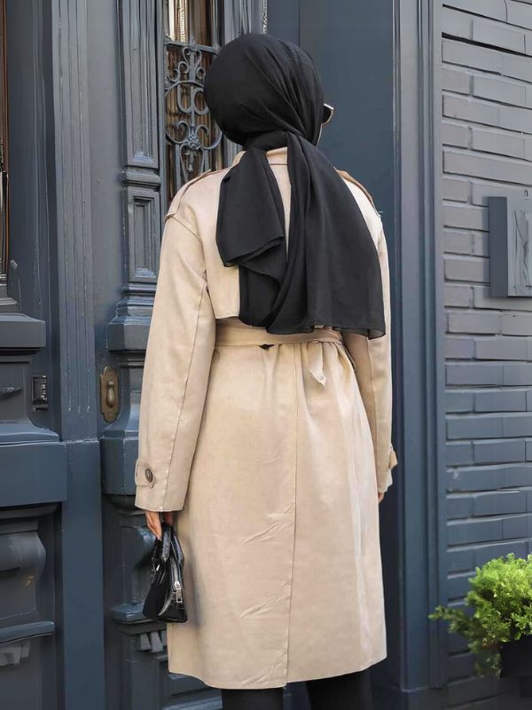 Quzey Trench Coat - Beige