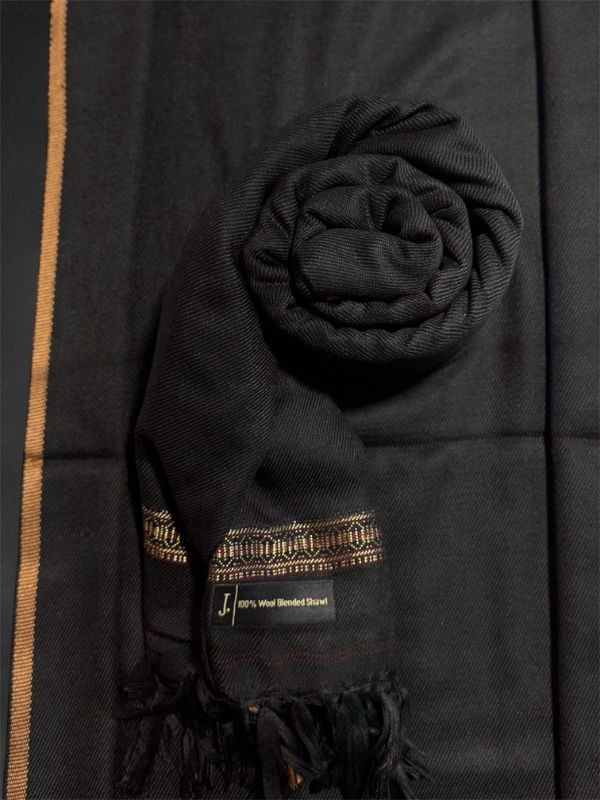 Junaid Jamshed Shawl - Black