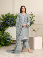 HEERAS - LINEN-PASHMINA VELVET