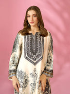 Quzey Silk Kaftan - NOIR