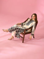 Quzey Silk Kaftan - NOIR