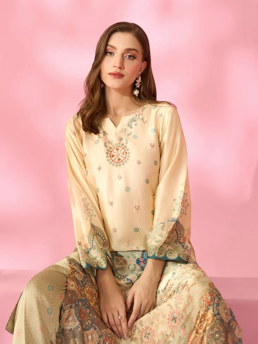 Quzey Silk Kaftan - ELYSIAN