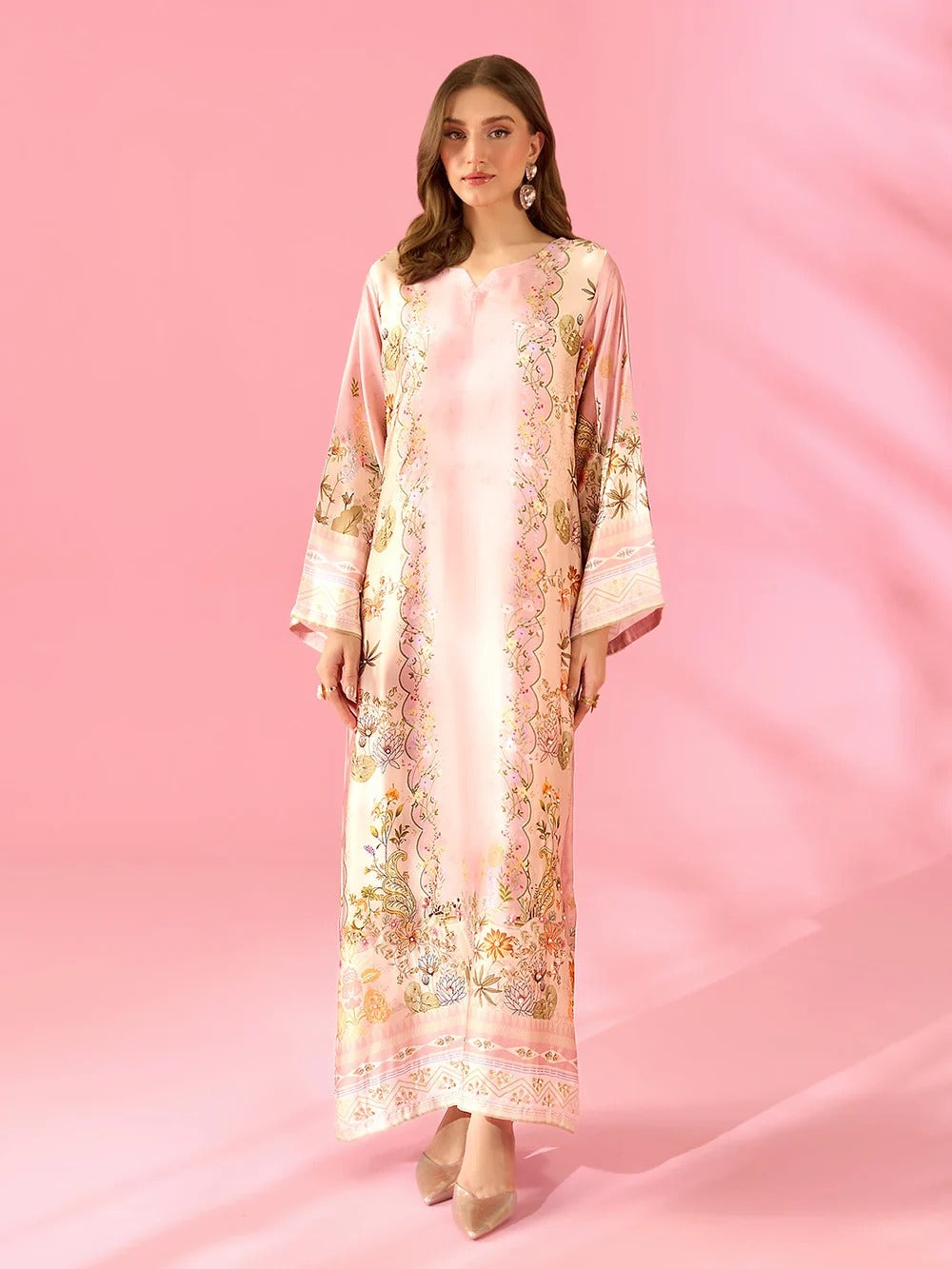 Quzey Silk Kaftan - MEHAR