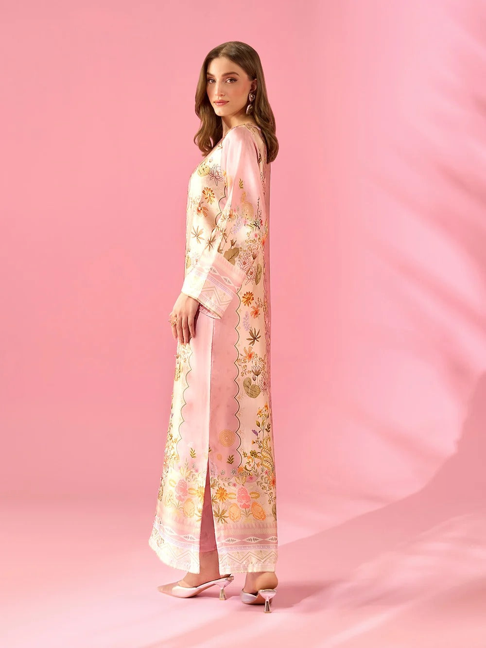 Quzey Silk Kaftan - MEHAR