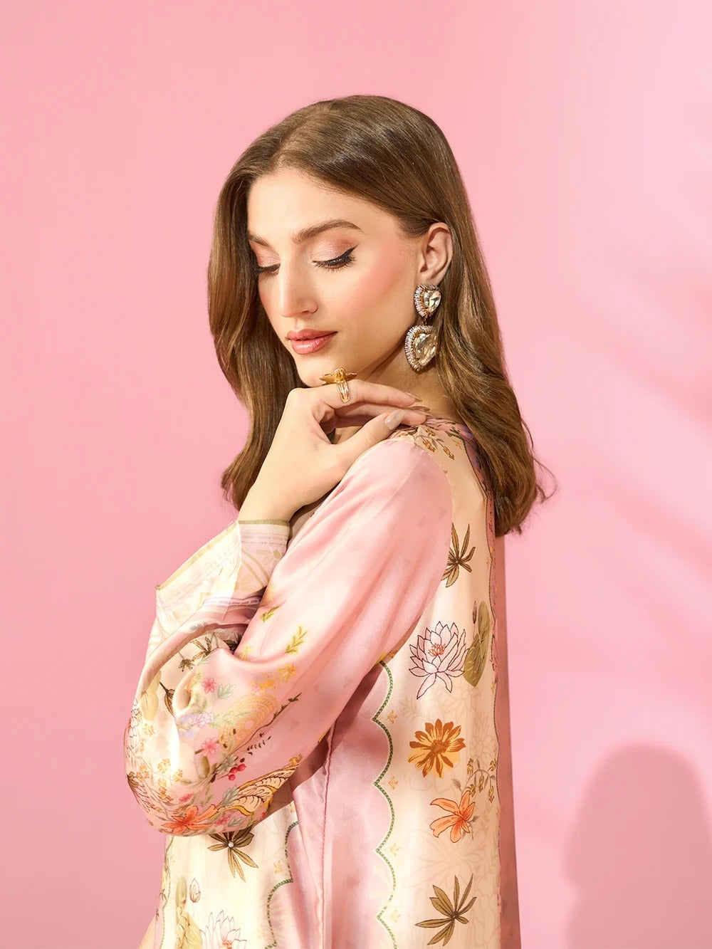 Quzey Silk Kaftan - MEHAR