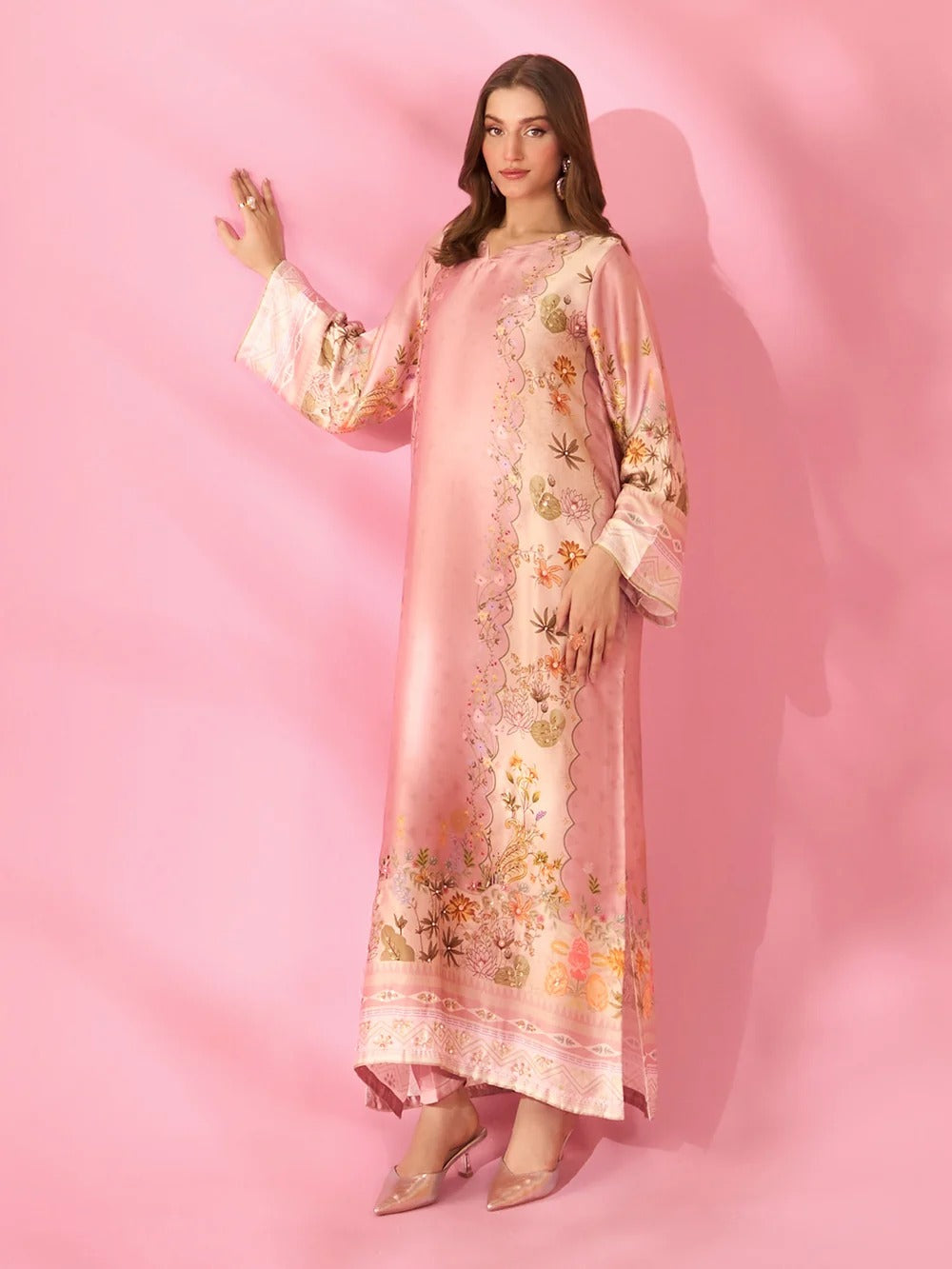 Quzey Silk Kaftan - MEHAR