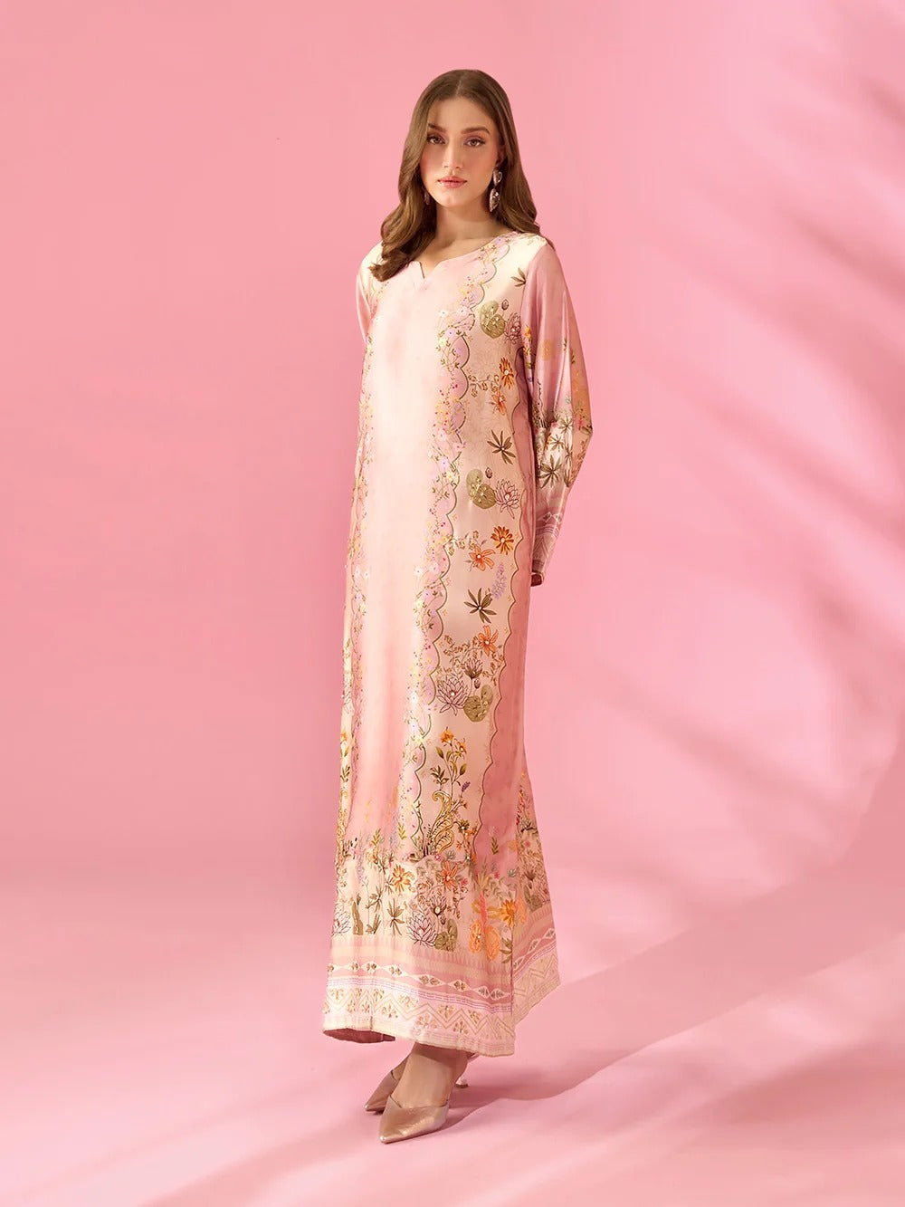 Quzey Silk Kaftan - MEHAR