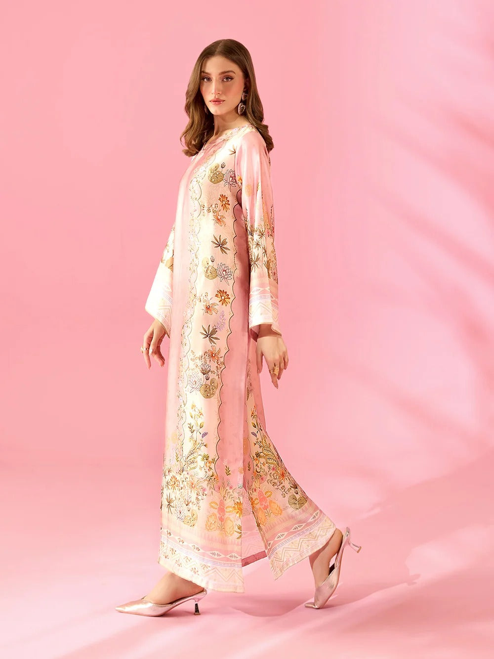 Quzey Silk Kaftan - MEHAR