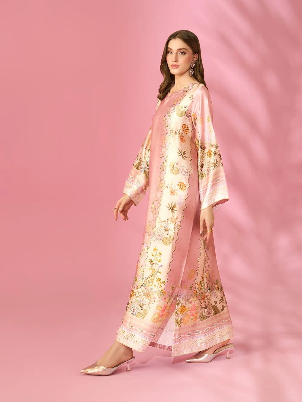 Quzey Silk Kaftan - MEHAR