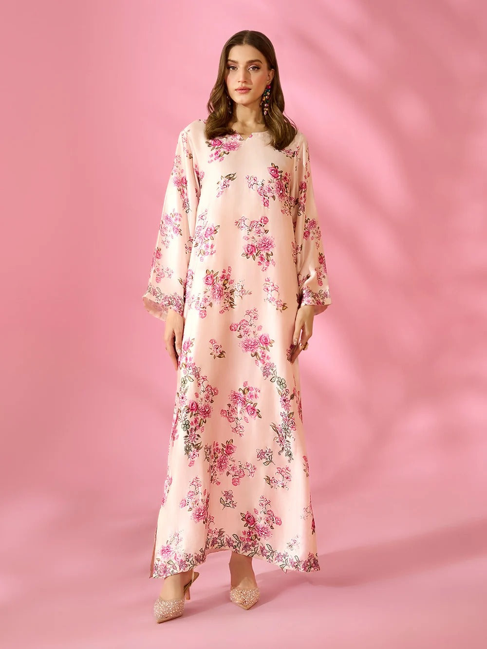 Quzey Silk Kaftan - ROSELLE