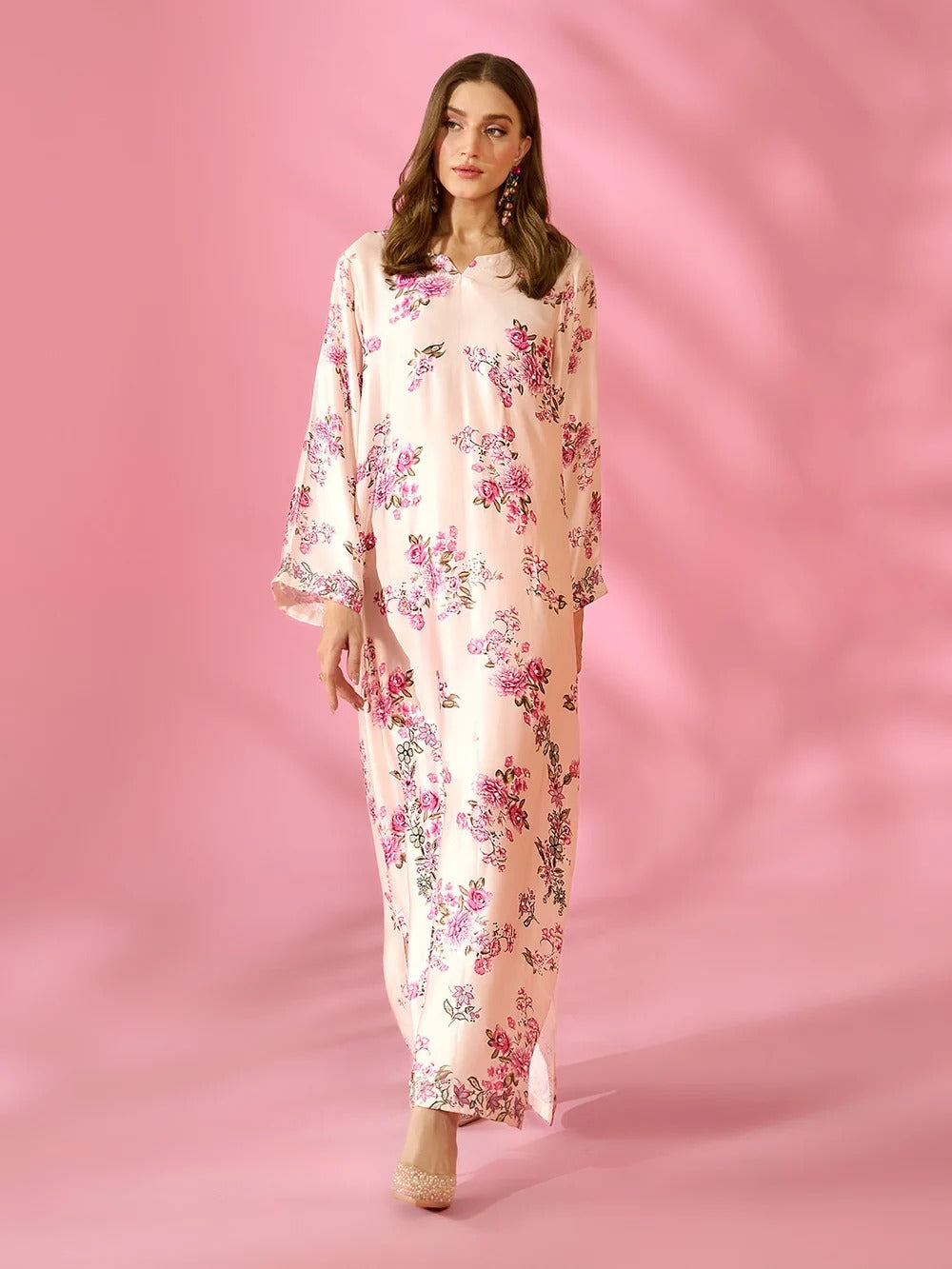 Quzey Silk Kaftan - ROSELLE