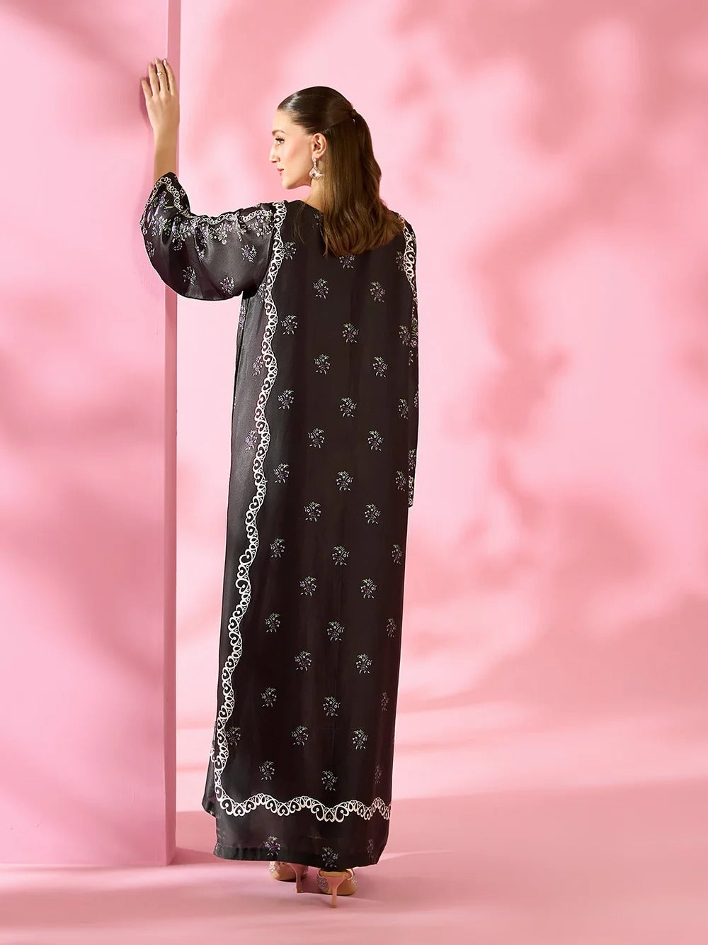 Quzey Silk Kaftan - AMETHYST