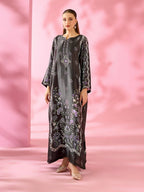 Quzey Silk Kaftan - AMETHYST