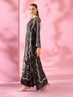 Quzey Silk Kaftan - AMETHYST