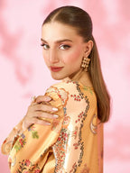 Quzey Silk Kaftan - SUNEHRI