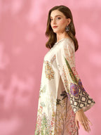 Quzey Silk Kaftan - IVORY