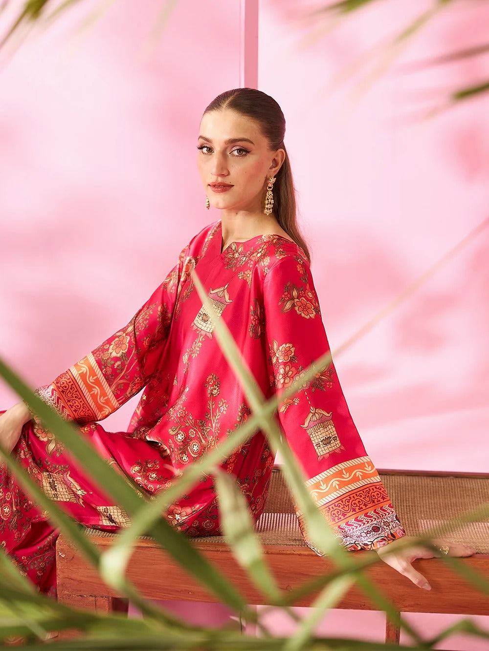 Quzey Silk Kaftan - GULNAAR