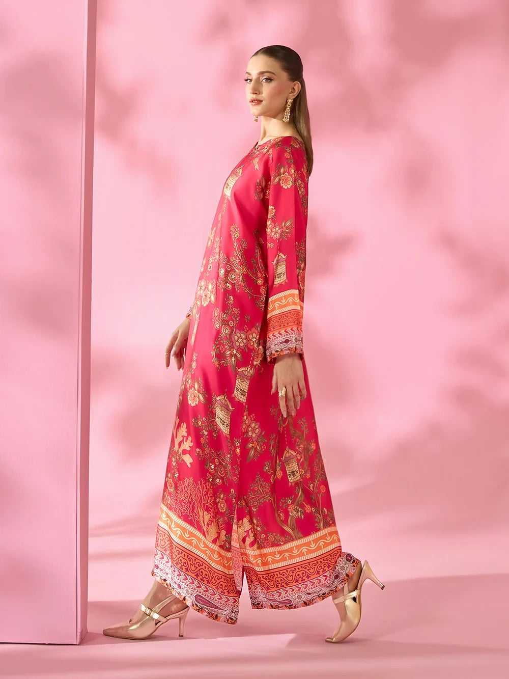 Quzey Silk Kaftan - GULNAAR