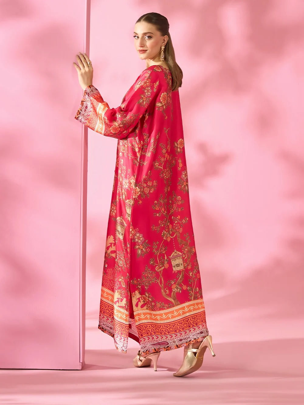 Quzey Silk Kaftan - GULNAAR