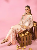Quzey Silk Kaftan - ROSE