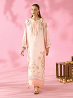 Quzey Silk Kaftan - ROSE