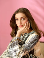 Quzey Silk Kaftan - NOIR