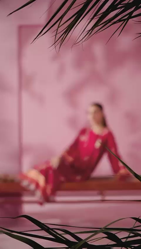 Quzey Silk Kaftan - GULNAAR