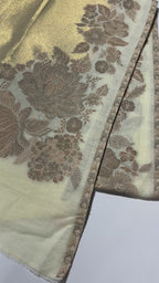 Quzey Moonlight Kani Silk Shawl - Beige