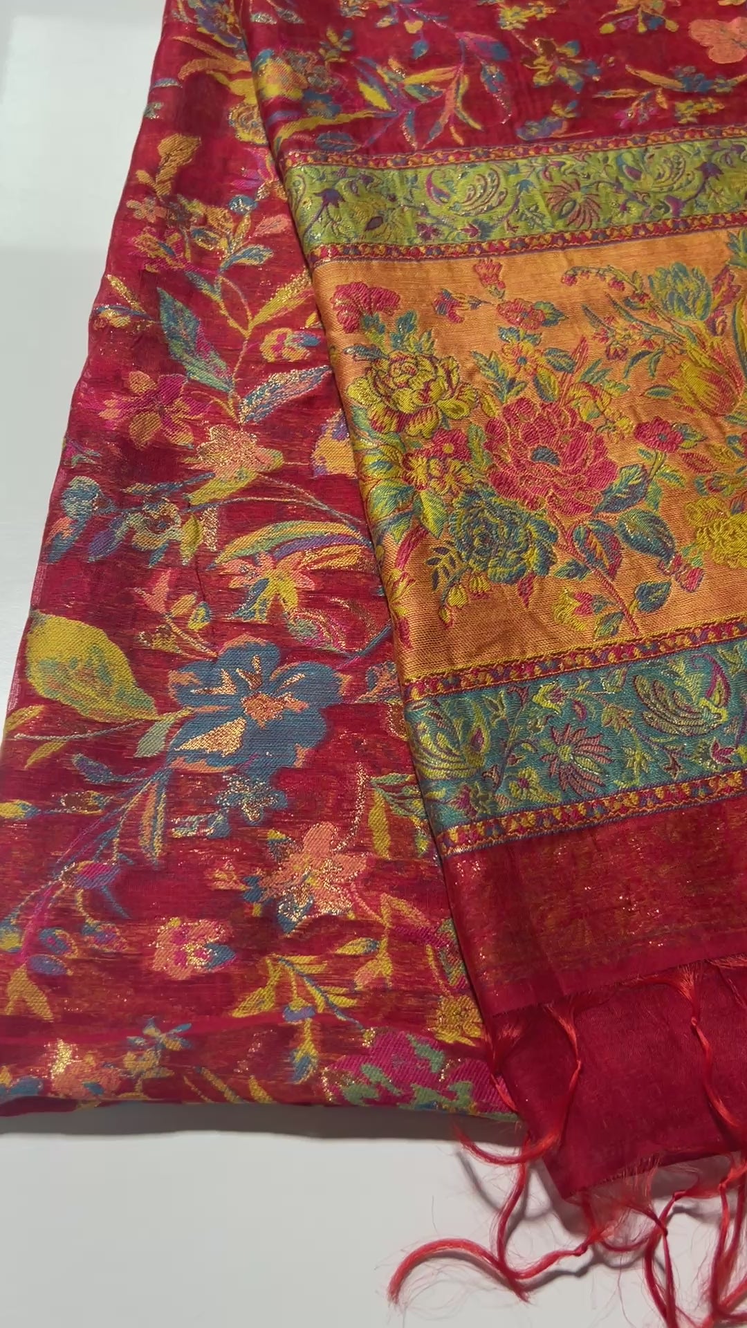 QuzeyPashminaQalamkariShawl-Red(1)