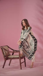 Quzey Silk Kaftan - NOIR