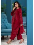 HEERAS Cotton – LUXURY RED