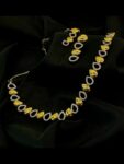 Silver Gold Necklace Set – C