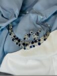 Blue Gemstones Necklace Set