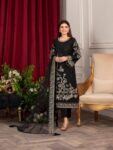 HEERAS Viscose – BLACK PEARL EMBROIDERED