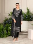 HEERAS Khaddar – Noir Black