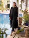 Quzey Semi-formal Cape - Black