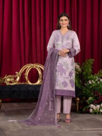 HEERAS Raw Silk - ROYAL LILAC