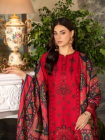 HEERAS - REGAL RED KHADDAR