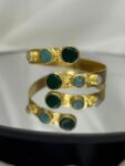 Golden Emerald Bracelet