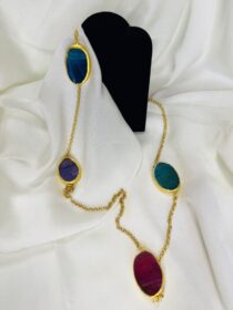 Multi Crystal Gem Necklace