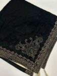 Quzey Swarovski Shawl – Black