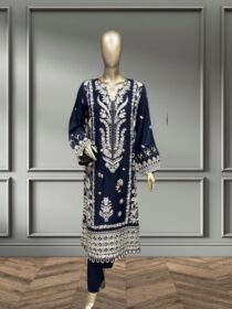 Quzey Dhanak Dress - Blue