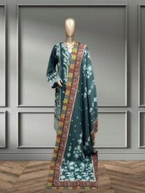 Quzey Dhanak Dress - Green