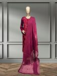 Quzey Velvet Dress – Maroon